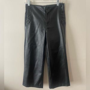 Faux Wide Leg Capri pants